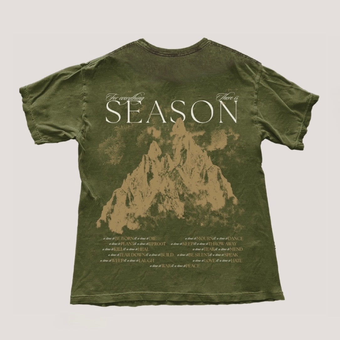 Seasons Cover- Army Green